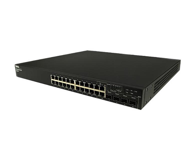 0UU867 | Dell PowerConnect 6224P 24-Port 10/100/1000BASE-T GbE Managed Switch