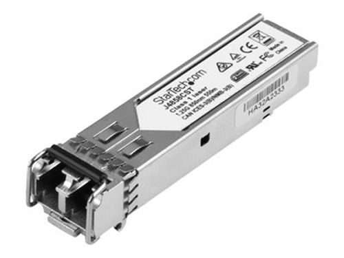 J4858CST | StarTech 1Gbps 1000Base-SX Multi-Mode Fibre 550m 850nm Duplex LC Connector SFP (Mini-GBIC) Transceiver Module