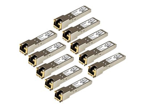 GLCT10PKST | StarTech 1000Base-T Gigabit RJ-45 Copper SFP Mini-GBIC Transceiver Module - NEW