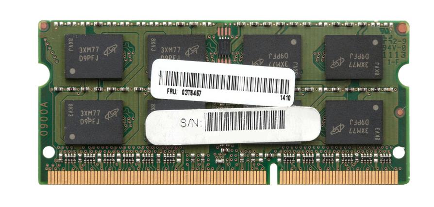 03T6457 | Lenovo 4GB PC3L-12800S DDR3 So-DImm Memory Module