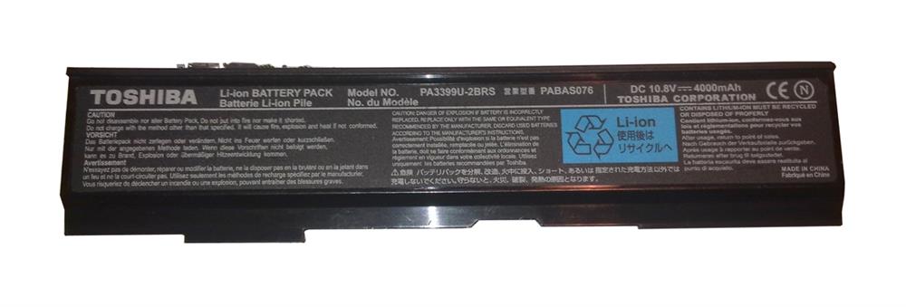 PA3399U-2BRS | Toshiba Primary 6-Cell 10.8V 4400mAh Li-Ion Laptop Battery for Satellite A100 A105 A135