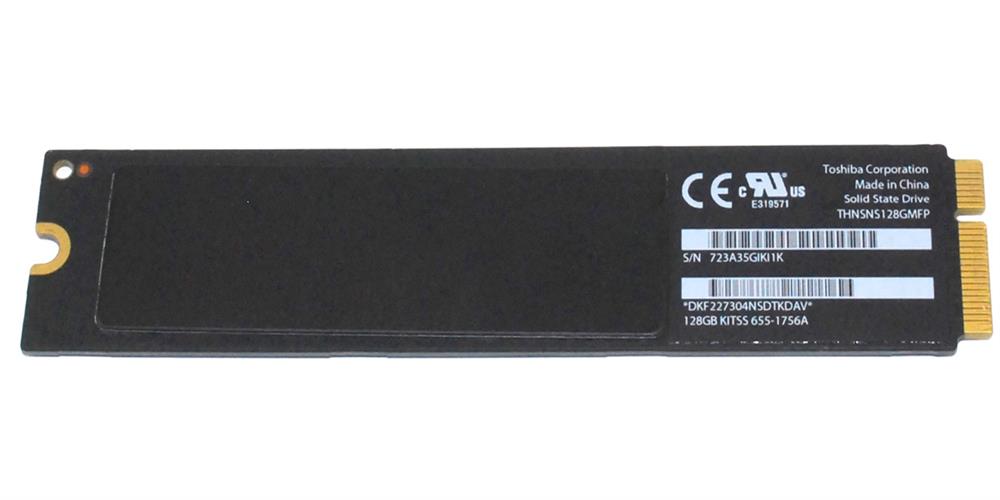 THNSNS128GMFP | Toshiba 128GB Internal Solid State Drive (SSD) for Macbook Air (A1465 / A1466)