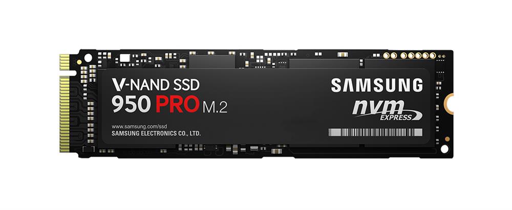 MZ-V5P512BWOB | Samsung 950 PRO Series 512GB MLC PCI Express 3 x4 NVMe (AES-256) M.2 2280 Internal Solid State Drive (SSD)