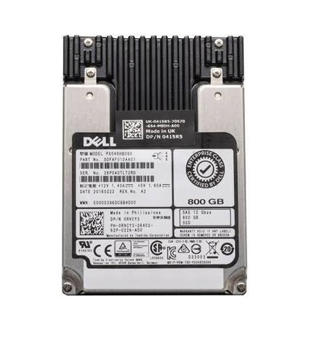RVCY3 | Dell PX04SHB 800GB SAS 12Gb/s 2.5 WI MLC Enterprise Solid State Drive (SSD) for R730 T430 R720 T420 - NEW