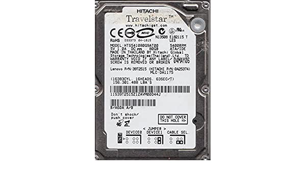 0A28417 | Hitachi 80GB 5400RPM ATA 100 2.5 8MB Cache Travelstar Hard Drive