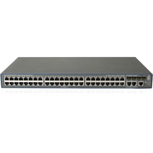 JG300-61101 | HP 3600-48 V2 EI Switch Switch L4 - Managed - 48 X 10/100 + 4 X Gigabit SFP + 2 X Shared 10/100/1000 - Rack-Mountable