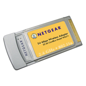 WG511 | Netgear Wireless 802.11B 11Mb/s/802.11G 54Mb/s PCMCI Card