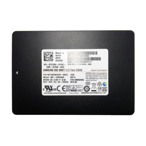 MZ-7KN256D | Samsung SM871 Series 256GB MLC SATA 6Gbps 2.5 Internal Solid State Drive (SSD)