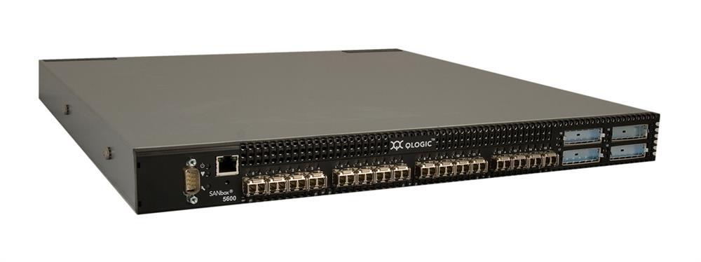 SB5600-08A-E | QLogic SANbox 5600 Fiber Channel Stackable Switch 4GB 8-Ports Enabled 1 Integrated Power Supply