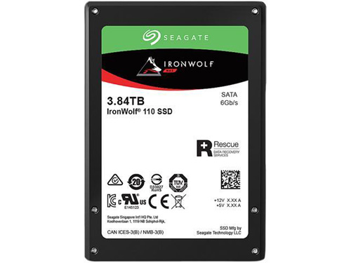 ZA3840NM10011 | Seagate IRONWOLF 110 3.84TB SATA 6Gb/s 3D TLC 2.5 7MM Solid State Drive (SSD) - NEW