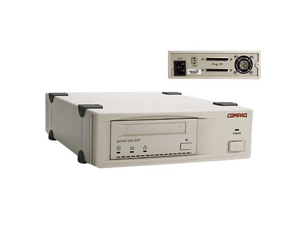 157770-001 | HP StorageWorks 20/40GB SCSI 4MM DDS-4 Ultra2 LVD Single Ended External DAT Tape Drive