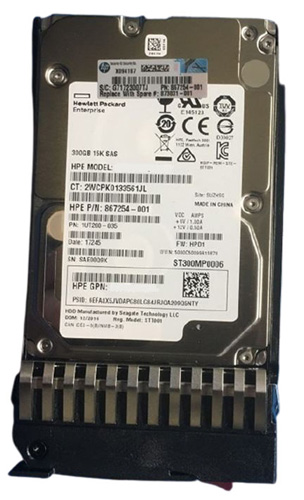 873031-001 | HPE 300GB 15000RPM SAS 12Gb/s 2.5 SFF Hot-pluggable Dual Port Enterprise Standard Carrier Digitally Signed Firmware Hard Drive