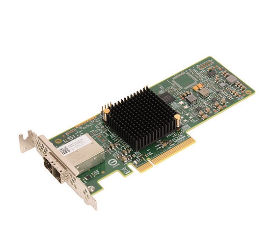 0J91FN | Dell 12GB/s 9300-8e 8port External PCI-Express 3 X8 SAS Host Bus Adapter