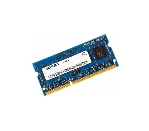 EBJ40UG8EFU0-GN | Elpida 4GB DDR3-1600MHz PC3-12800 non-ECC Unbuffered CL11 204-Pin SoDimm 1.35V Low Voltage Single Rank Memory