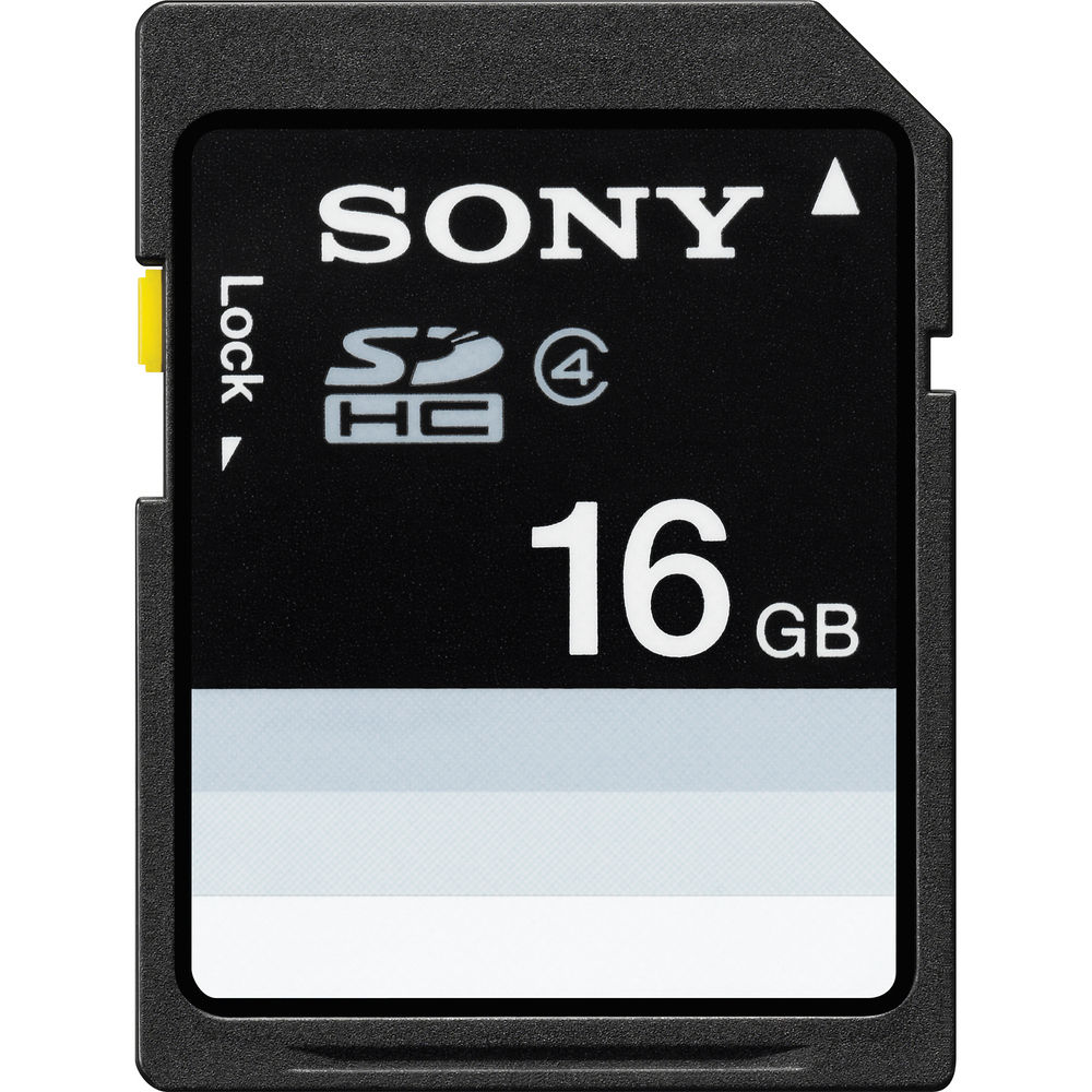 SF16N4/TQM | Sony 16GB Class 4 SDHC Flash Memory Card-