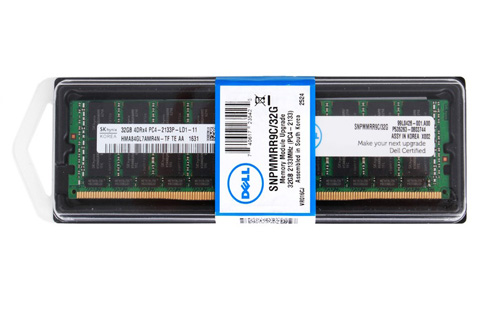 370-ABUT | Dell 256GB (8X32GB) 2133MHz PC4-17000 CL15 ECC Quad Rank 1.2V DDR4 SDRAM 288-Pin Load-Reduced DIMM Memory Kit