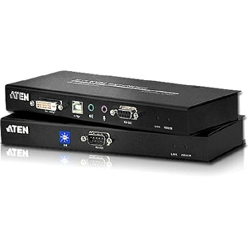 CE602 | Aten KVM Console/Extender 1 Computer (S) 196.85 FT Range 2 X Network (RJ-45) 3 X USB 2 X DVI Rack-mountable - NEW