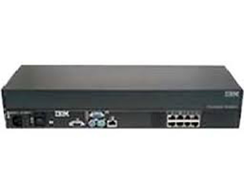 17353LX | IBM 1X8 Console Switch KVM Switch CAT5 8-Ports 1 Local User 1U Rack-mountable