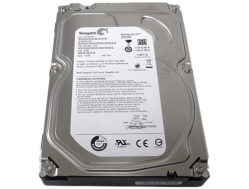 ST2000DL001 | Seagate Barracuda 2TB 5900RPM SATA 32MB Cache 3.5 Internal Low-profile Hard Drive