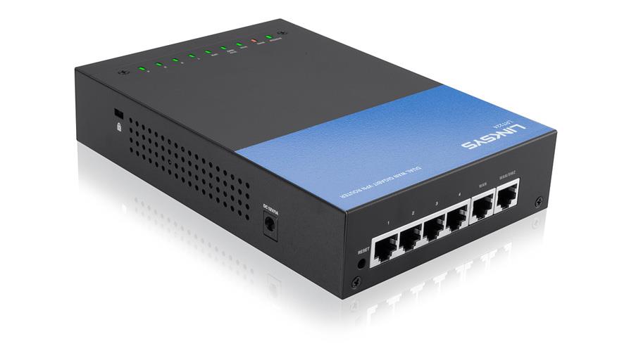 LRT224 | Linksys Dual Wan Gigabit Vpn Router 6 Ports SlotsGigabit Ethernet Desktop