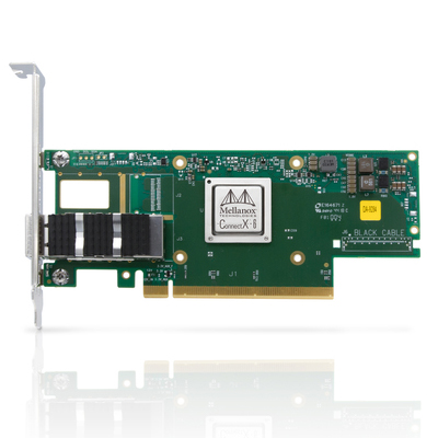 MCX653105A-ECAT | Mellanox Connectx-6 Vpi Adapter Card Hdr100 Edr Ib And 100gbe Single-port QSFP56 Pcie3.0/4.0 X16