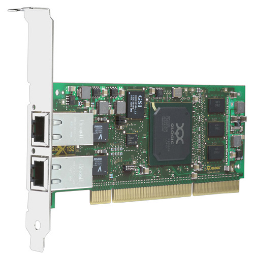 QLA4052C | QLogic 1GB Dual Port PCI-X iSCSI Copper Host Bus Adapter