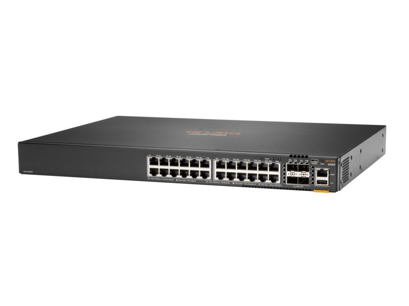 JL668A | HPE Aruba 6300f 24-port 1gbe And 4-port SFP56 Switch - NEW