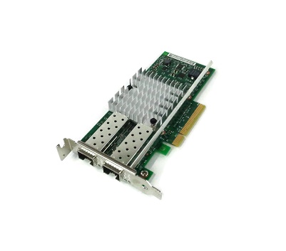 0FTKMT | Dell X520-DA2 Dual Port 10GbE SFP+ PCI Express Network Server Adapter for PowerEdge R310 / R410 / R510 / R520 / R610