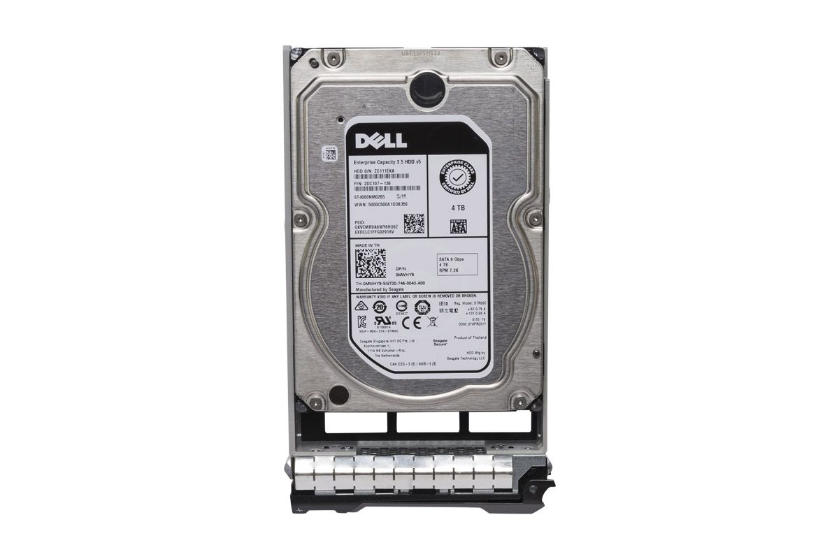 0MWHY9 | Dell 4TB 7200RPM SATA 6Gb/s 512N 3.5 Internal Hard Drive for 13 Gen. PowerEdge Server