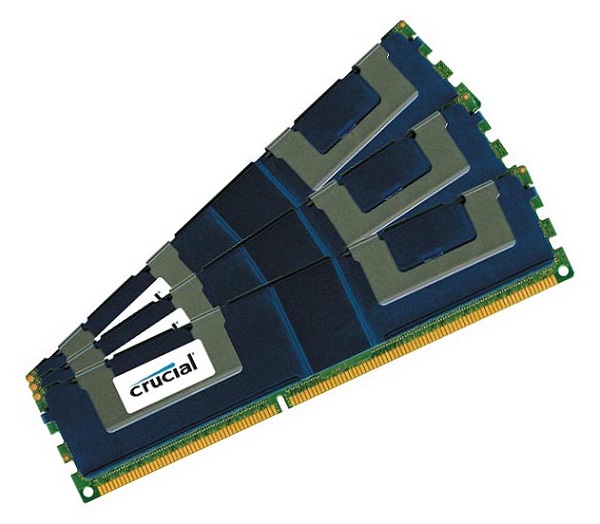 CT3K32G3ELSLQ41339 | Crucial 96GB Kit (3X32GB) DDR3-1333MHz PC3-10600 ECC CL9 240-Pin DIMM 1.35V Memory