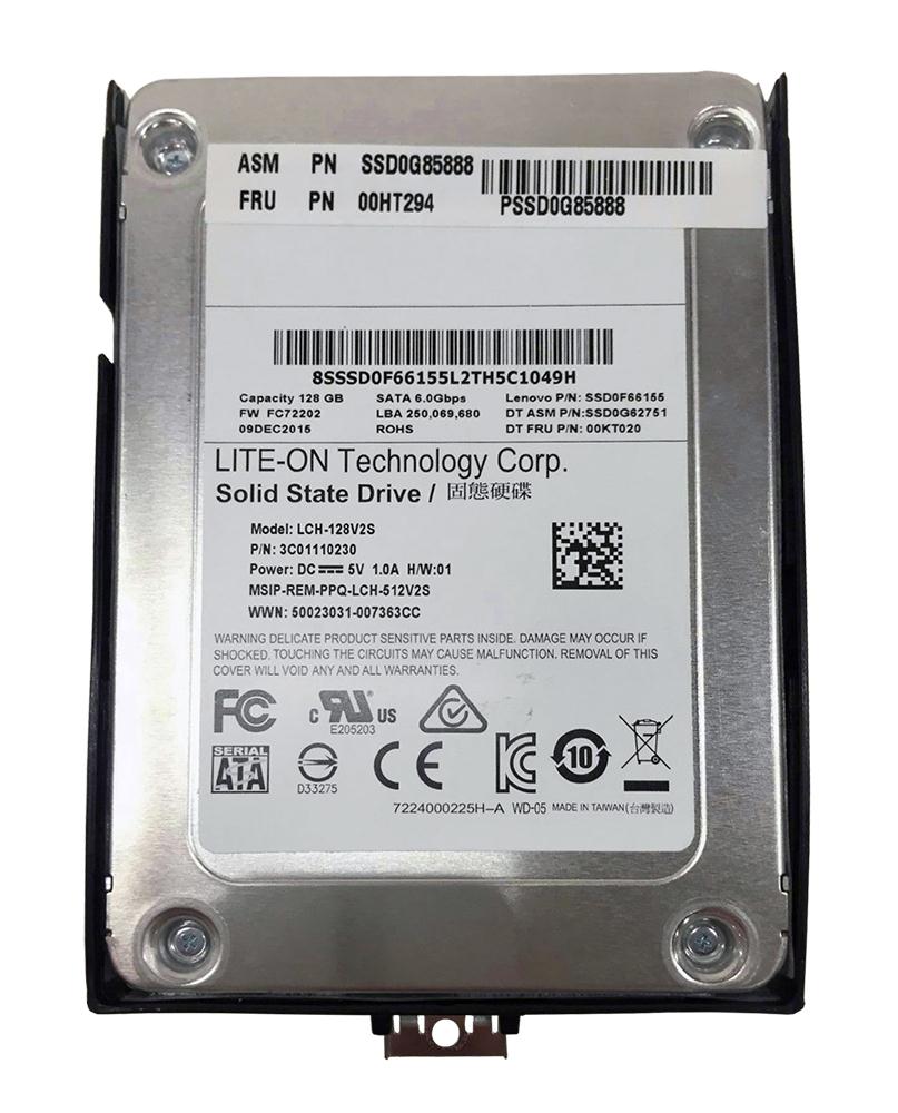 00KT020 | Lenovo 128GB SATA 6Gb/s 2.5 Solid State Drive (SSD)