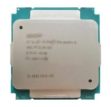 338-BHWO | Dell 2 x 2.10GHz 9.6GT/s QPI 45MB Cache Socket FCLGA2011-3 Intel Xeon E5-4669 v3 18-Core Processor Kit for PowerEdge M830