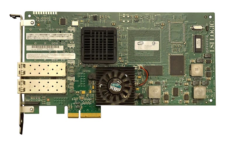 LSI7202EP | LSI Dual Port Fibre Channel 2Gb/s PCI Express Host Bus Adapter