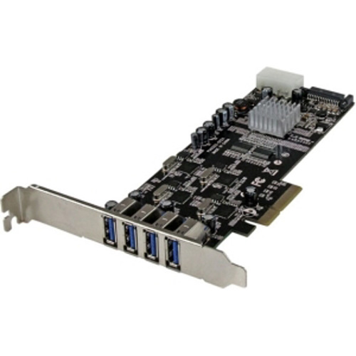 PEXUSB3S44V | StarTech.com USB Adapter PCI Express x4 Plug-in Card - NEW