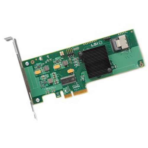 SAS9211-4I | LSI 6Gb/s PCI-E 2.0 X4 Quad Port SATA/SAS Controller Card Only