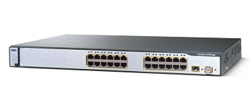 WS-C3750-24TS-E | Cisco Catalyst 3750 Switch 24-Ports 10/100 2 SFP Enhanced Multilayer Image