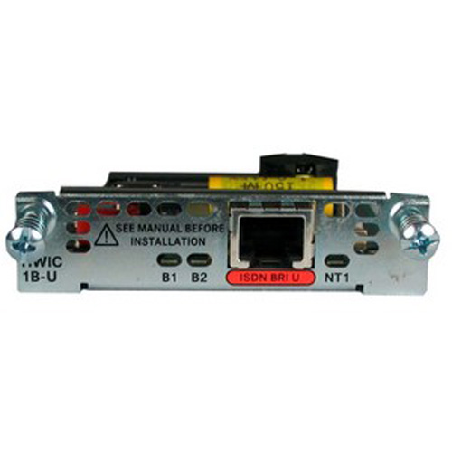 HWIC-1B-U | Cisco 1-Port ISDN BRI U Interface High-speed WAN Interface Card