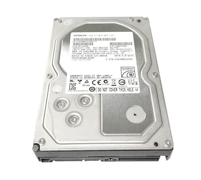 0F12460 | Hitachi DESKSTAR 5K3000 3TB COOLS-Pin SATA 6GB/s 32MB Cache 3.5 Internal Hard Drive