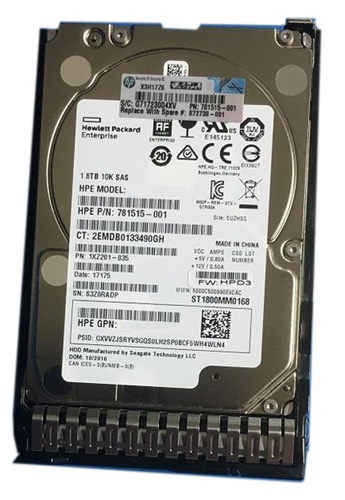 EG001800JWJNL | HPE 1.8TB 10000RPM SAS 12Gb/s 2.5 SFF SC 512E Hot-pluggable Enterprise Digitally Signed Firmware Hard Drive - NEW