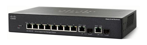 SG355-10P-K9 | Cisco Small Business SG355-10P Managed L3 Switch 8 POE+ Ethernet-Ports and 2 Combo Gigabit SFP-Ports - NEW