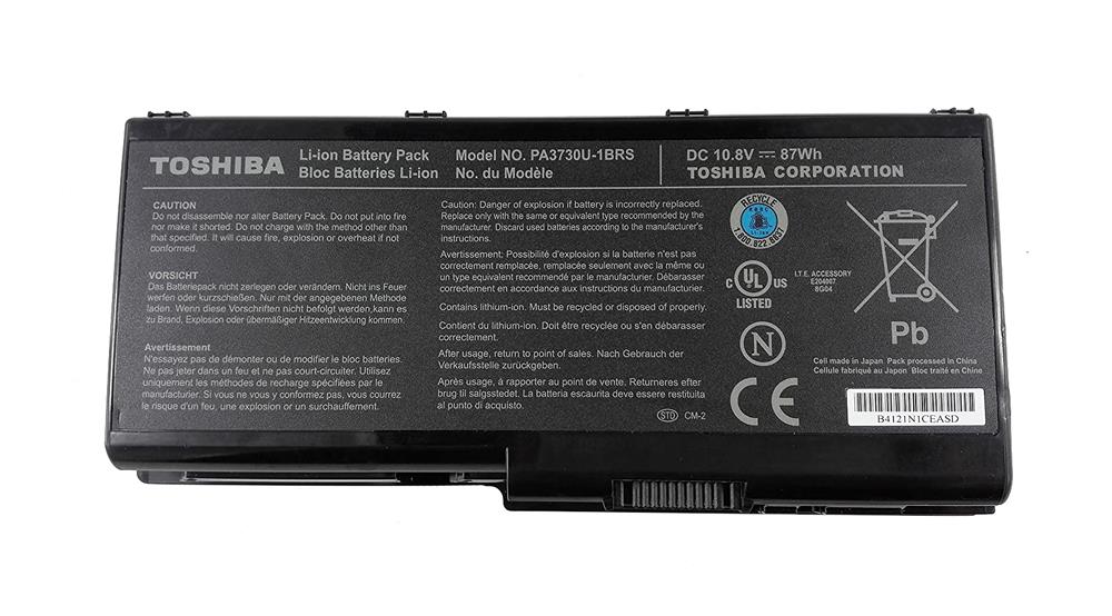 PA3729U-1BRS | Toshiba Notebook Battery Lithium Ion (Li-Ion)