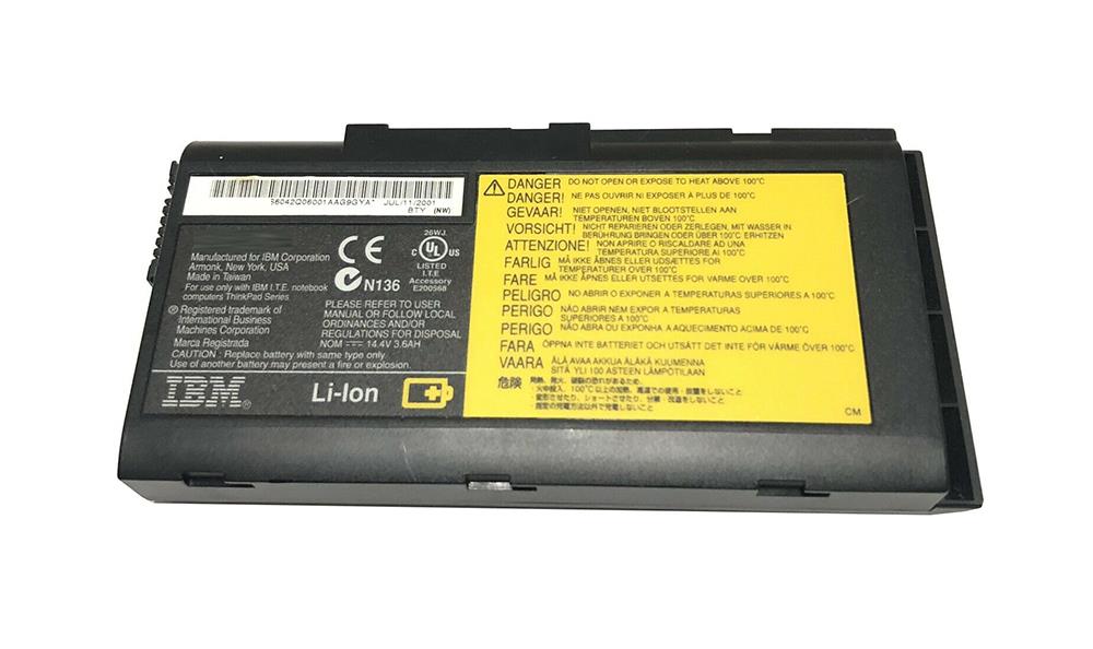 02K6728 | IBM Li-Ion Battery for ThinkPad i Series 1200 1300 Type 1161 1171