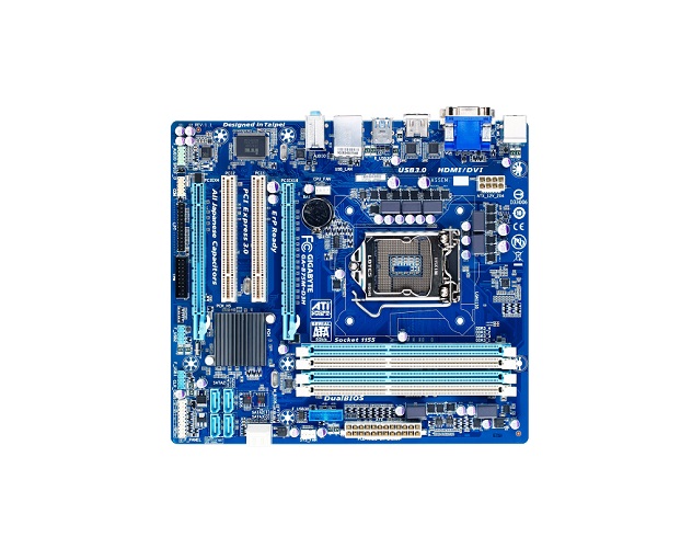 GA-B75M-D3H | Gigabyte Motherboard,LGA-1155, Intel B75,M-ATX , 4 Memory Slot,USB 3