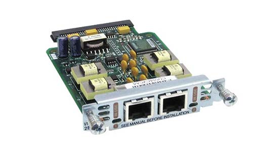VIC3-2E/M | Cisco Voice Interface Card Plug-in Module / 2 Analog Port(s)