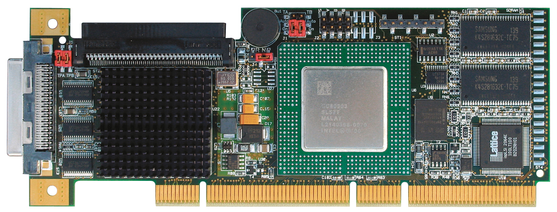 SRCU42L | Intel DUAL Channel PCI 64-bit Ultra-320 SCSI RAID Controller Card