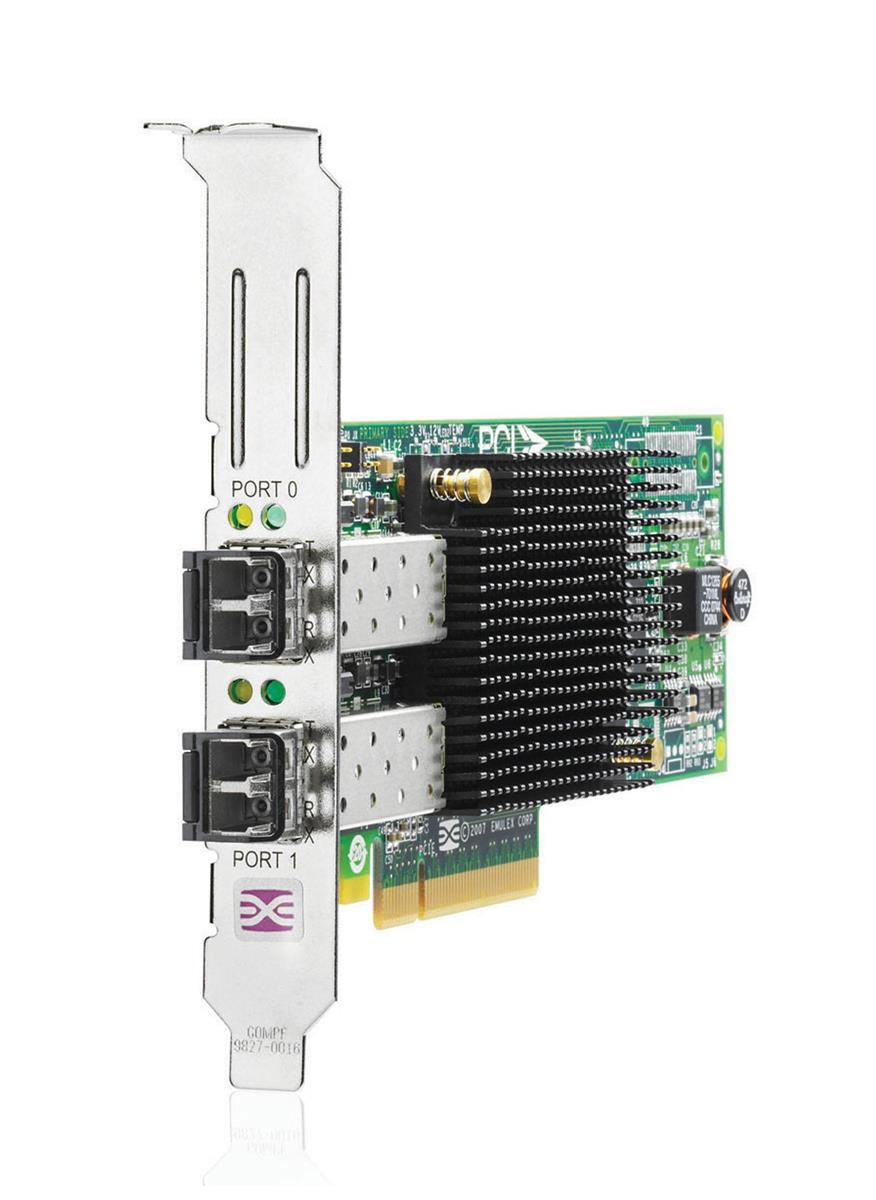 AJ763-63003 | HP StorageWorks 82E Dual-Port Fibre Channel 8Gb/s Short Wave PCI-Express Host Bus Adapter