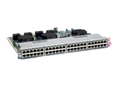 WS-X4748-UPOE+E= | Cisco Catalyst 4500E Series Universal PoE Line Card - switch - 48 ports - plug-in module