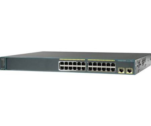 WS-C2960-24LT-L | Cisco Catalyst 2960 24 10/100 (8 POE)+ 2 1000BT LAN Base