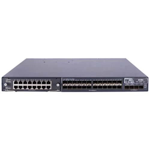 JC103A | HP 5800-24g-SFP Switch L3 - Managed - 24 X Gigabit SFP + 4 X SFP+ - Desktop