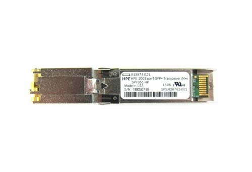 813874-B21 | HP 10GBase-t SFP+ Transceiver - NEW